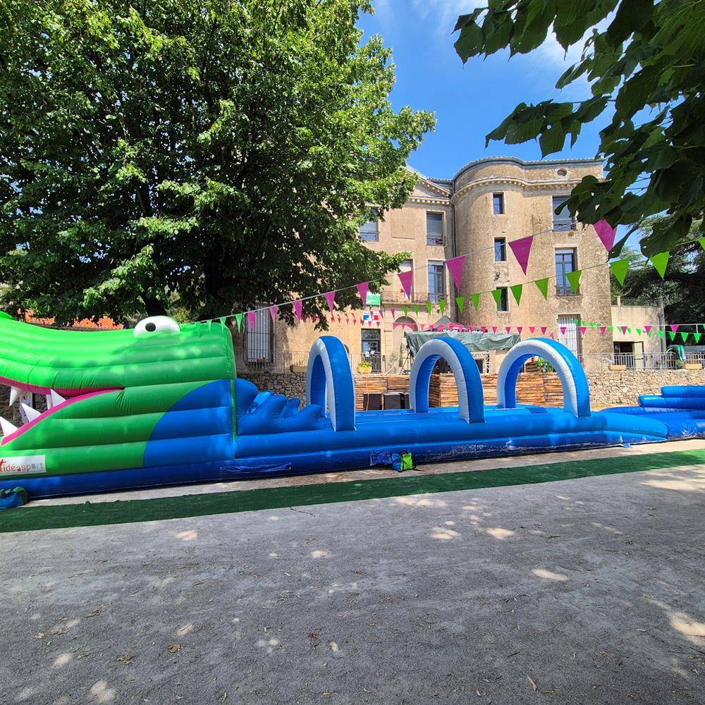 Photo Installation du Ventriglsse pour un Comité des Fêtes dans le Gard (30)