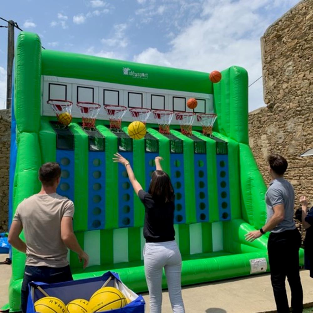 Photo Location du Basket Puissance 4 pour une Olympiade à Nîmes (30)